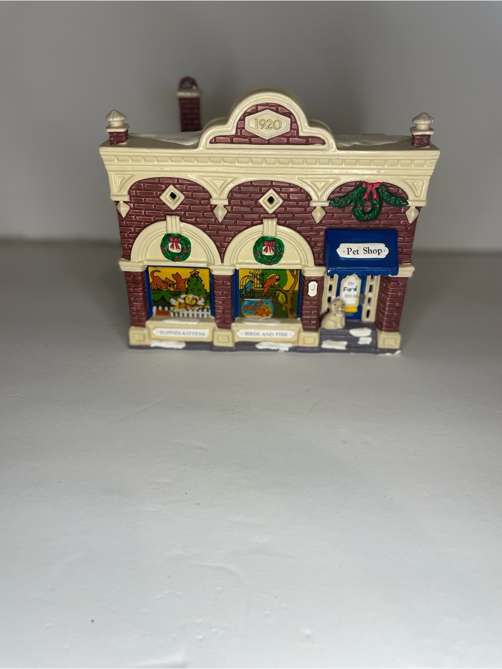 Department 56 Original Snow Village "Village Vet and Pet Shop"
